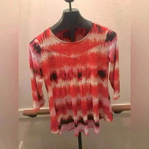 Beautiful Vibrant Swing Top‎ Size Small